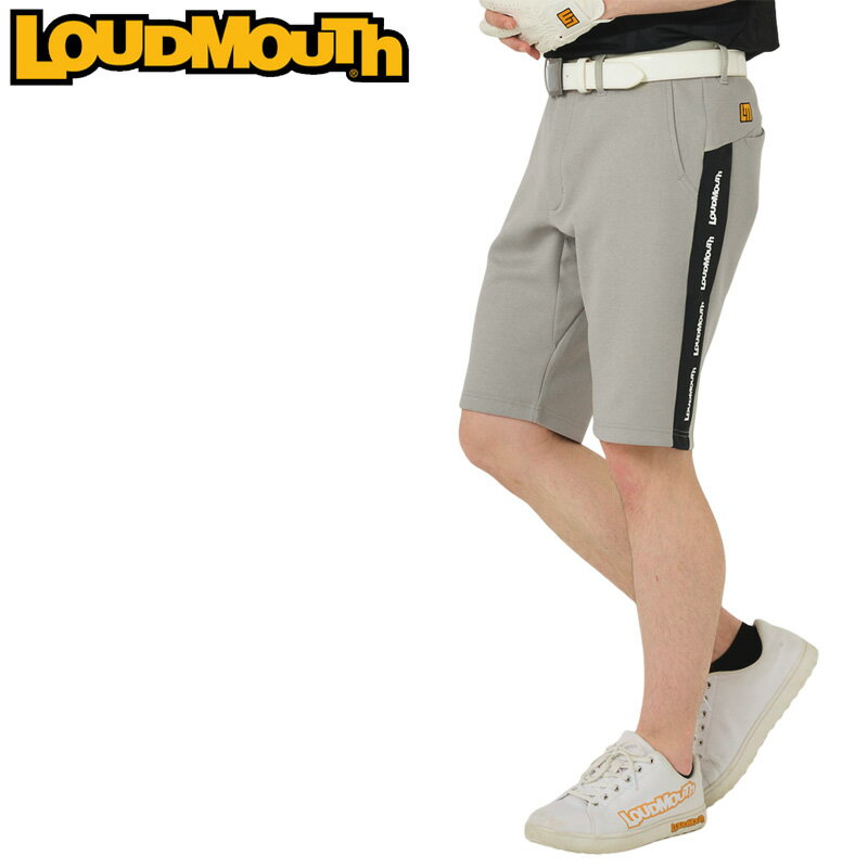 ラウドマウス メンズ ショートパンツ 軽量ダンボールニット Mix Gray ミックスグレー 763307(961) 3SS2 Loudmouth ゴルフウェア 派手 MAY2