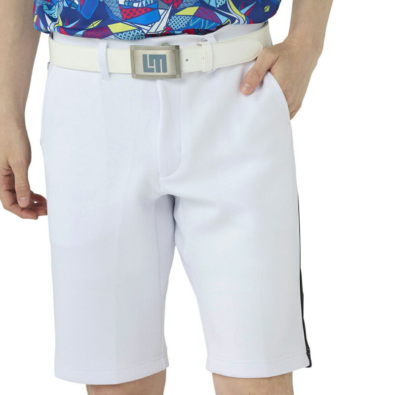 ラウドマウス メンズ ショートパンツ 軽量ダンボールニット White ホワイト 763307(999) 【日本規格】【新品】SAAR Loudmouth ゴルフウェア 派手 MAY2