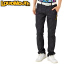 ラウドマウス メンズ ロングパンツ サイドライン ストレッチ UVカット Black ブラック 772302(998) 【日本規格】【新品】RCBR Loudm...