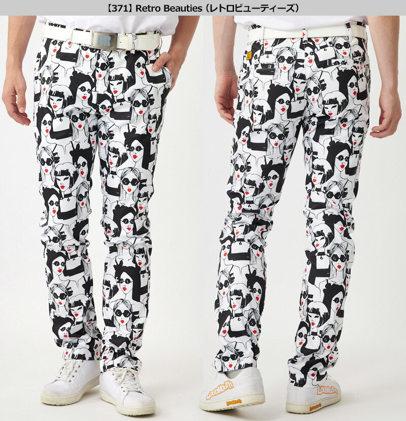 ラウドマウス メンズ ロングパンツ ストレッチ UVカット 773300 【新品】SCBR Loudmouth ゴルフウェア ゴルフパンツ 派手 個性 目立つ SEP2