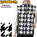 ラウドマウス メンズ ボンディング ベスト Oakmont Houndstooth オークモント 772201(002) 【日本規格】【新品】22FW Loudmouth アウター ブルゾン ゴルフ ウェア NOV2 その1