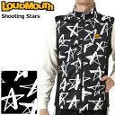 ラウドマウス メンズ ボンディング ベスト Shooting Stars シューティング スター 772201(119) 【日本規格】【新品】22FW Loudmouth アウター ブルゾン ゴルフ ウェア NOV2 その1