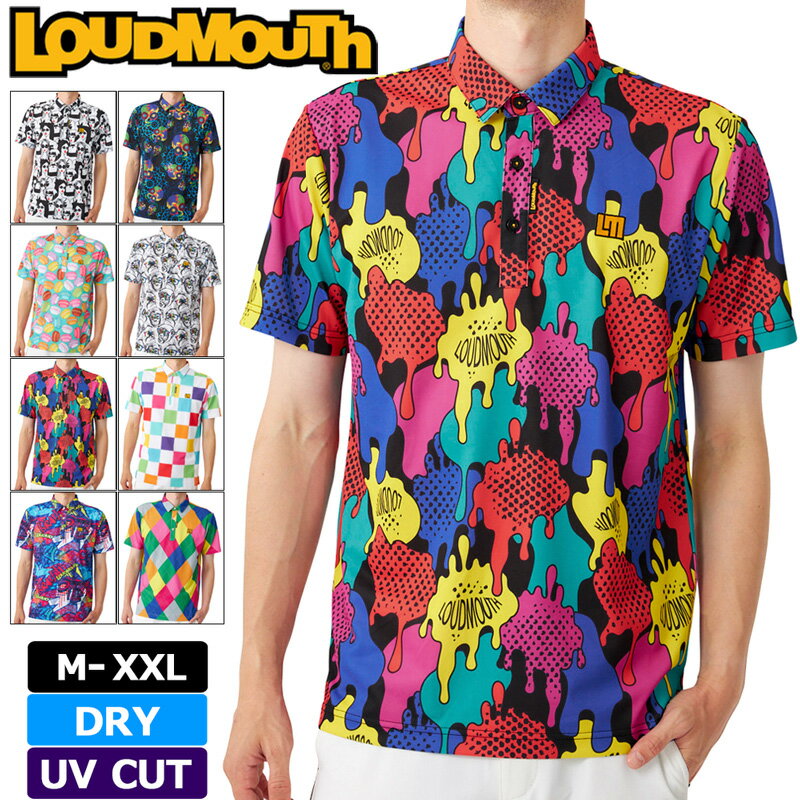☆SALE 新品 送料込☆ loudmouth ポロシャツ メンズ 半袖 ゴルフ