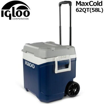 イグルー クーラーボックス マックスコールド 62QT(58リットル) キャスター付【新品】 IGLOO MaxCold Latitude 62QT (58L) Cooler アウトドア用品 保冷バッグ %off