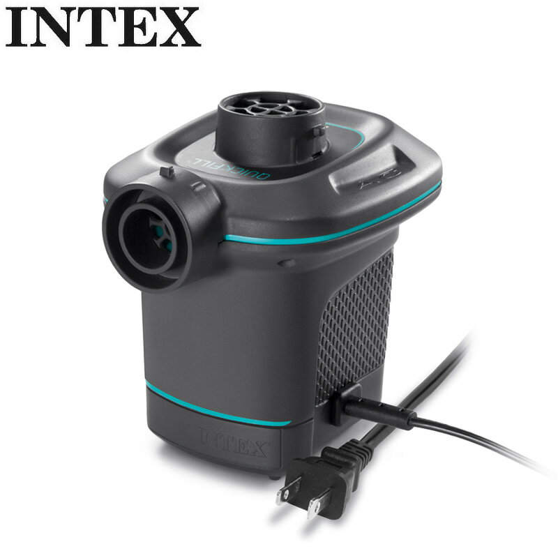 【クリアランス】【即納在庫あり】INTEX インテックス 電動ポンプ AC 66639J ノズル3種付 【新品】QUICK-FILL ELECTRIC PUMP エレクトリック 空気入れ 空気抜き 水遊び アウトドア用品 JUN3