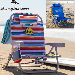 トミーバハマ ビーチチェア フルリクライニング 背負える 5段階リクライニング 耐荷重136kg【新品】 Tommy Bahama Beach Chair マリンレジャー キャンプ用 グランピング用 寝具 アウトドア用品 コンバータコット 椅子 %off MAY2 MAY3