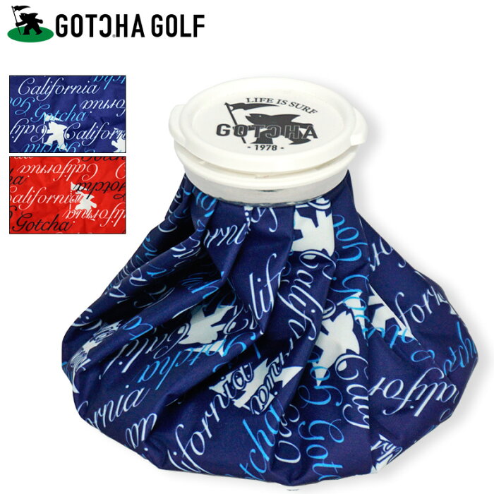 ガッチャゴルフ 氷のう 202GG8804 フィッシュマン 総柄 アイスバッグ GOTCHA GOLF 【新品】20SS 氷嚢 アイスパック 保冷 アイシング用 ラウンド