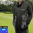 カールカナイゴルフ メンズ 撥水 ストレッチ 長袖 ジャケット 裏起毛 223KG1305 Karl Kani GOLF 防寒 【新品】2WF2 ゴルフウェア トップス KK DEC3