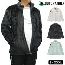 ガッチャゴルフ ストレッチ ボア 長袖 ジャケット フルジップ 233GG1304 総柄 立体 ロゴ GOTCHA GOLF 【新品】3WF2 ゴルフウェア ジャケット 保温 SEP3