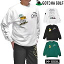 ガッチャゴルフ メンズ 長袖トレーナー 233GG1307 プレミアムワッペン GOTCHA GOLF 【新品】3WF2 ゴルフウェア スウェット トップス 長そで AUG2