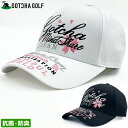 ガッチャゴルフ 2025 キャップ 桜 抗菌防臭 シャイニー 252GG8702 GOTCHA GOLF 【新品】25SS ゴルフウェア サクラ さくら メンズ レディース ユニセックス 帽子 ゴルフウェア