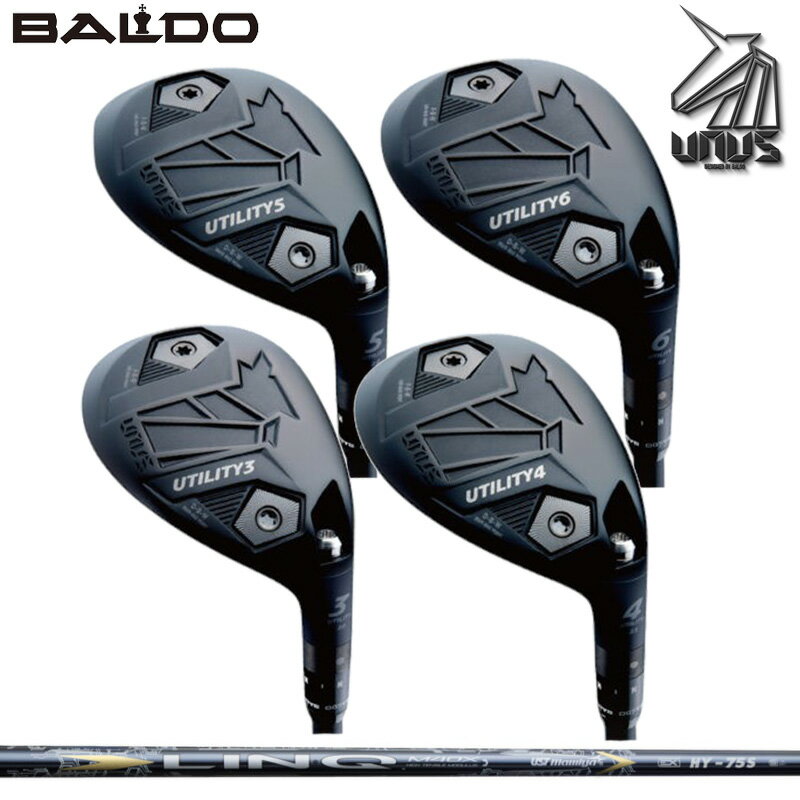 Rakuten - バルド 2026 UNUS ユーティリティ ウヌス UD UST Mamiya LIN-Q EX HY 装着 リンク マミヤ 【カスタム】【新品】 BALDO UTILITY 可変式スリーブ 地クラブ