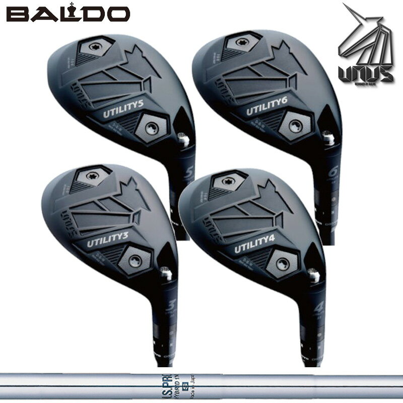 バルド 2026 UNUS ユーティリティ ウヌス UD 日本シャフト N.S.PRO HYBRID 装着 NS ハイブリッド 【カスタム】【新品】 BALDO UTILITY 可変式スリーブ 地クラブ