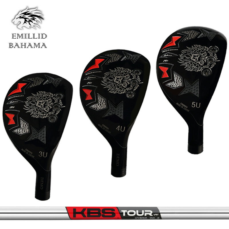 エミリッド バハマ CV8 ユーティリティ KBS HYBRID 装着 スチール EMILLID BAHAMA ...
