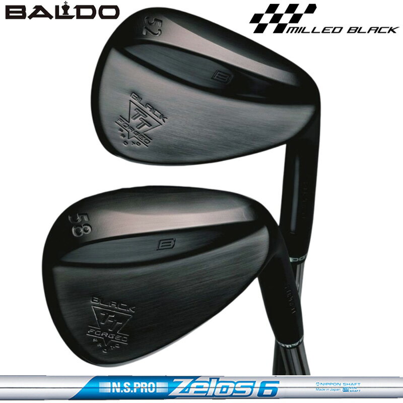 Rakuten - バルド TT フォージド ウェッジ プロト ブラック 日本シャフト ZELOS 6 装着 ゼロス6 スチール 【カスタム】【新品】 BALDO PROTO FORGED クラブ