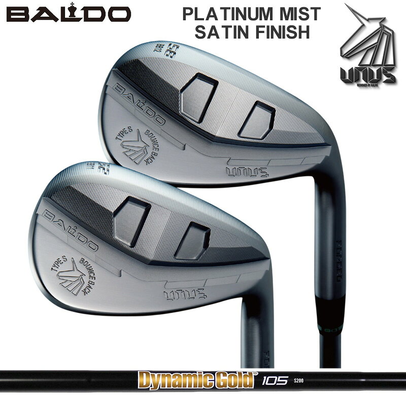 Rakuten - バルド 2026 UNUS ウヌス フォージド ウェッジ サテン BBW トゥルーテンパー ダイナミックゴールド 105 ONYX BLACK 装着 オニキス 【カスタム】【新品】 BALDO WEDGE クラブ ゴルフ