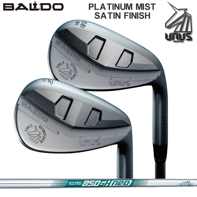 バルド 2026 UNUS ウヌス フォージド ウェッジ サテン BBW 日本シャフト N.S.PRO 850GH NEO 装着 NS ネオ スチール 【カスタム】【新品】 BALDO WEDGE クラブ ゴルフ