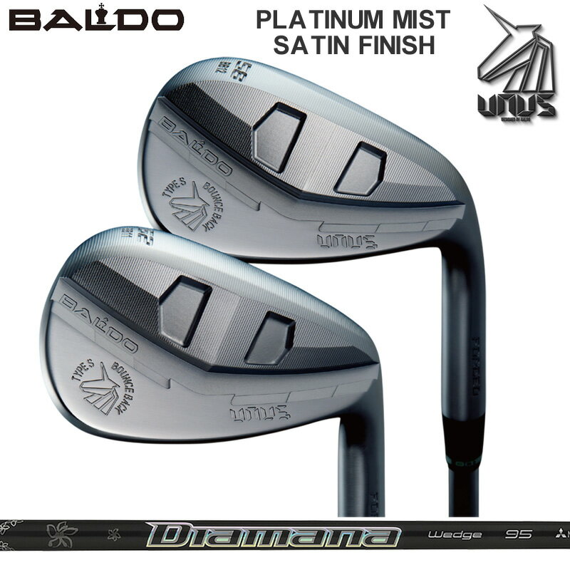 Rakuten - バルド 2026 UNUS ウヌス フォージド ウェッジ サテン BBW 三菱ケミカル Diamana Thump Wedge 装着 ディアマナ サンプ カーボン 【カスタム】【新品】 BALDO WEDGE クラブ ゴルフ