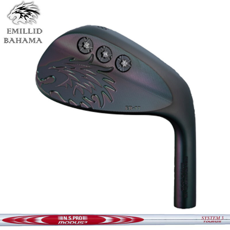 樂天商城 - エミリッド バハマ EB-77 ウェッジ 日本シャフト N.S.PRO MODUS3 SYSTEM3 TOUR 125 装着 NS スチール 【カスタム】【新品】 EB77 EMILLID BAHAMA WEDGE 軟鉄 バハマウェッジ GOLF 地クラブ