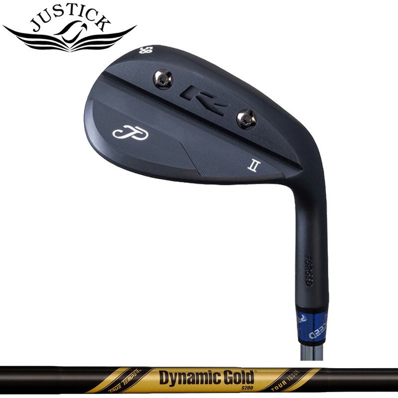 ジャスティック JPフォージド R2 ウェッジ ダイナミックゴールド ツアーイシュー オニキスPCB ウェッジ専用 シャフト 【カスタム】【新品】 JUSTICK JP-FORGED R-2 R-II クラブ 軟鉄