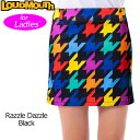 【メール便発送OK】【55%off】【日本規格】レディース ラウドマウス スコート/スカート (Razzle Dazzle Black ラズルダズル ブラック) 726710(009)【新品】 16FW Loudmouth ウィメンズ レディス 女性用 ゴルフウェア ボトムス 派手 派手な 柄 目立つ 個性的