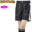 【日本規格】ラウドマウス レディース ストレッチ UVカット ショートパンツ 762352 (998) Black ブラック 【メール便発送】【新品】RAAR ...