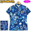 【メール便発送】ラウドマウス レディース 半袖 ポロシャツ DRY UV CUT 抗菌防臭 761650(997) Navy ネイビー 【日本規格】【新品】QA...