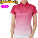 ラウドマウス レディース 接触冷感 半袖 ポロシャツ Pink ピンク 762652(992) 【メール便発送】【日本規格】【新品】2SS2 Loudmouth トップス ゴルフウェア JUN1 その1