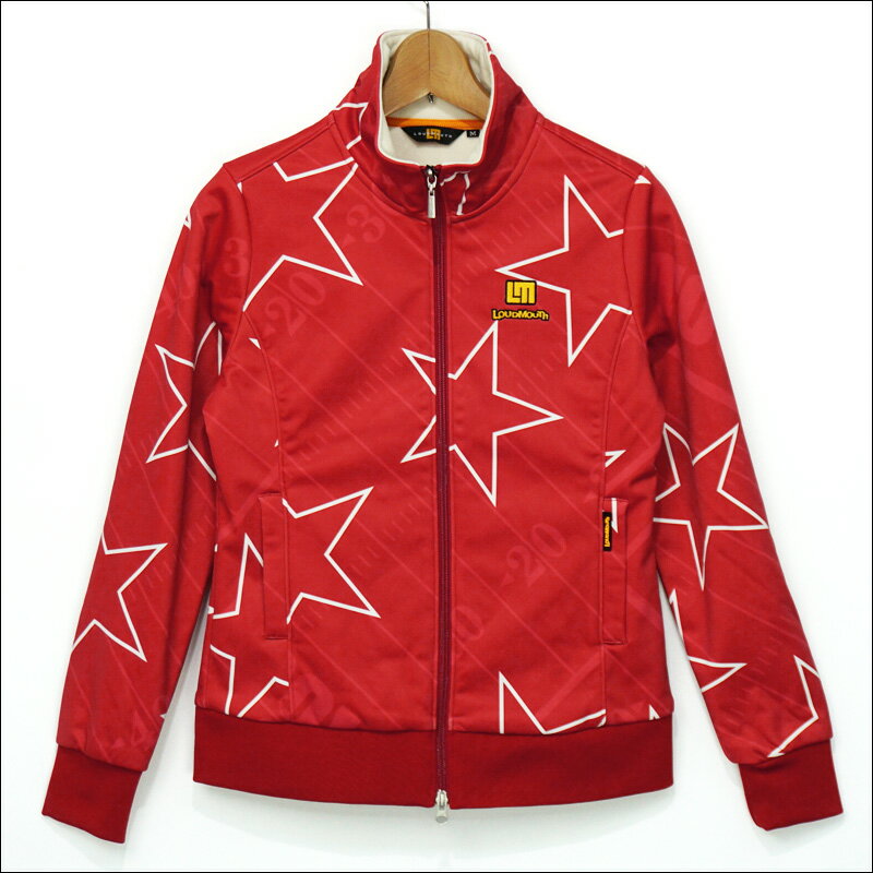 ラウドマウス レディース ボンディング ブルゾン レッド 770256(994) 防寒 【日本規格】【新品】PCBR ジャケット アウター Loudmouth ゴルフウェア
