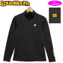 ラウドマウス レディース UVカット モックネック 長袖 シャツ 771552(998) Black ブラック 【日本規格】【メール便発送】【新品】QCBR L...