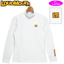 ラウドマウス レディース UVカット モックネック 長袖 シャツ 771552(999) White ホワイト 【日本規格】【メール便発送】【新品】QCBR L...