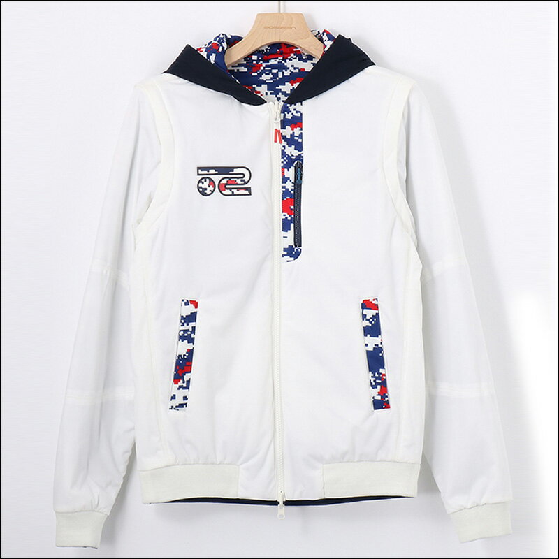 ロサーセン メンズ リバーシブルパーカー 袖着脱式 044-58111 Rosasen 【新品】18FW ゴルフウェアトップス男性用紳士用ジャケットブルゾンベストアウター %off