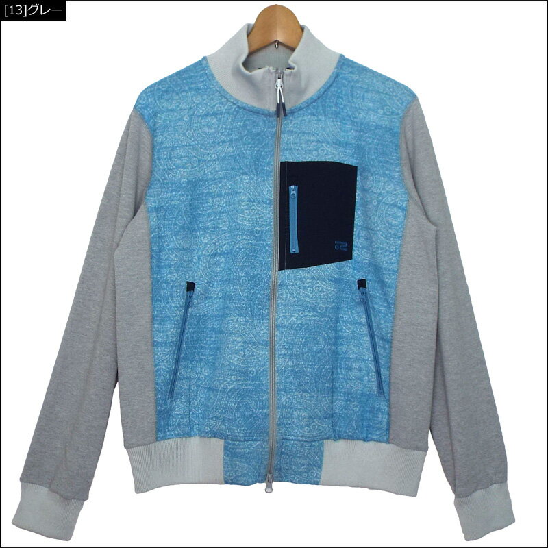 ロサーセン メンズ ブルゾン スラブペイズリー 044-58910 Rosasen 【新品】18FW ゴルフウェアトップス男性用紳士用アウタージャケット長袖長そで %off