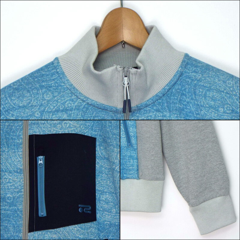 ロサーセン メンズ ブルゾン スラブペイズリー 044-58910 Rosasen 【新品】18FW ゴルフウェアトップス男性用紳士用アウタージャケット長袖長そで %off