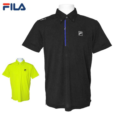 【メール便発送】フィラゴルフ メンズ ボタンダウン 半袖ポロシャツ 749619 【新品】19SS FILA Golf ゴルフウェア メンズウェア トップス 半そで 749-619 JUL1 JUL2 %off