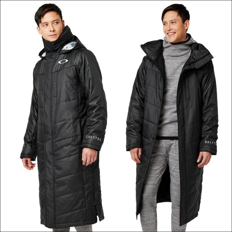 Oakley オークリー メンズ 中綿 ベンチコート ロング 裏起毛 防風 保温 撥水 412856JP Enhance Wind Warm Long Coat 9.7 【新品】19FW ロングコート スポーツウエア アウター