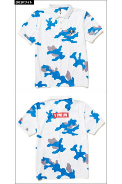 【9月4日20時〜7日間限定★10%offクーポン】V12 ゴルフ ヴィ・トゥエルヴ メンズ 半袖 ポロシャツ LIGHT CAMO POLO V122010-CT08 【新品】20SS ゴルフウェア V12 GOLF ライトカモ