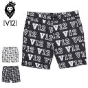 V12 ゴルフ メンズ ショートパンツ LIVERY SHORTS V122110-PN05 ヴィ トゥエルヴ 【新品】1SS2 ゴルフウェア ボトムス LOGO ロゴ GOLF