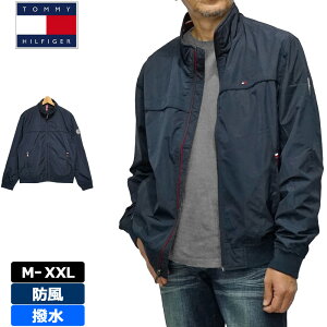 TOMMY HILFIGER トミーヒルフィガー メンズ フルジップ スタンドカラー ジャケット 1472620 ネイビー 防風 撥水 【新品】 ゴルフウェア メンズウェア ブルゾン アウター トップス %off