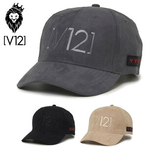 V12 ゴルフ キャップ FAKE SUEDE CAP V122120-CP06 ヴィ・トゥエルヴ【新品】1WF2 ゴルフウェア 帽子 V12 GOLF フェイク スフェード NOV2