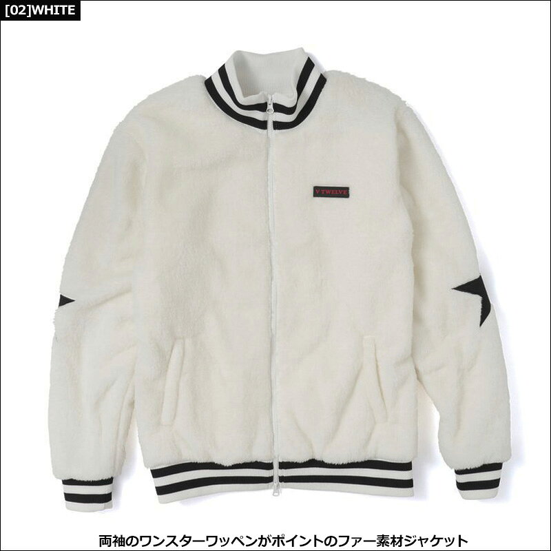 V12 ゴルフ レディース ファー ジャケット ONE STAR FUR JKT V122120-JK05 ヴィ・トゥエルヴ 【新品】QCBR ゴルフウェア ブルゾン トップス アウター スター GOLF