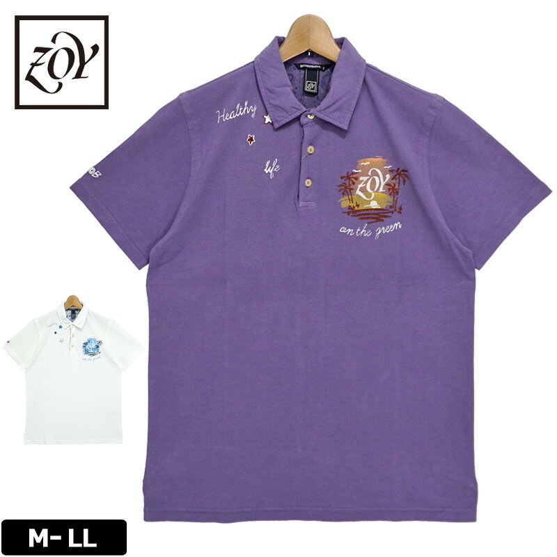 【SALE特価】ZOY ゾーイ メンズ ドライタッチ 半袖 ポロシャツ BOB POLO MADE IN ITALY 071402020 【新品】1SS2 ゴルフウェア メンズウェア トップス 半そで ボブ 【CPN】