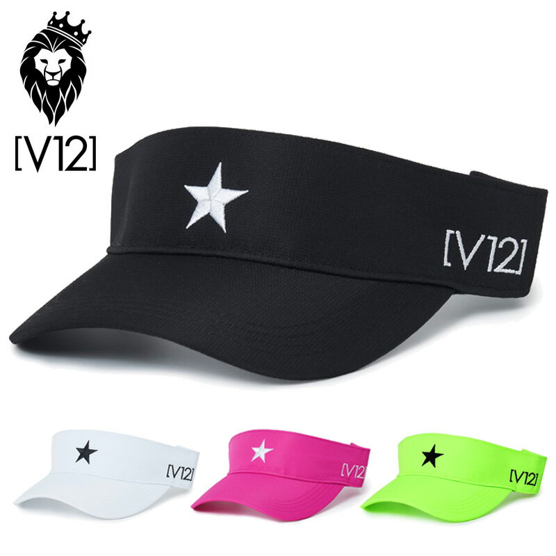 V12 ゴルフ バイザー STAR VISOR V122210-CP13 ヴィ トゥエルヴ 【新品】2SS2 ゴルフウェア visor ブリム スター V12GOLF MAR3