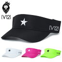 V12 ゴルフ バイザー STAR VISOR V122210-CP13 ヴィ・トゥエルヴ 2SS2 ゴルフウェア visor ブリム スター V12GOLF MAR3