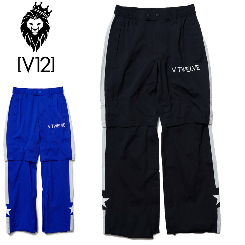 V12 ゴルフ メンズ 高耐水圧 レインパンツ LINE RAIN PANTS V122210-PN18 ヴィ・トゥエルヴ 【新品】2SS2 レインウェア V12 GOLF JUN1