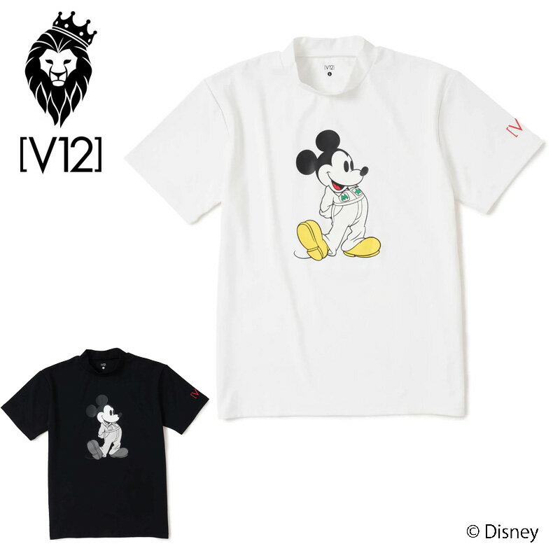 V12 ゴルフ メンズ モックネック 半袖 シャツ MICKEY MOCK V122215-CT38 ヴィ・トゥエルヴ 【新品】2S...