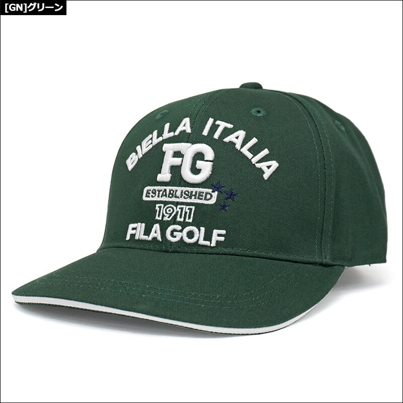 フィラ ゴルフ メンズ 柔らかツバ キャップ 782900 FILA Golf 【新品】RCBR ゴルフウェア 帽子 NOV1