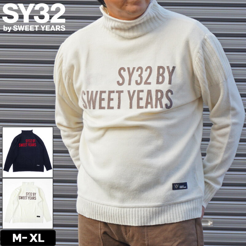 SY32 GOLF  ϥͥåͥå Ĺµ  FLOCKY LOGO SWEATER SYG-22A20 եåץ աڿʡ2WF2 磻ƥȥ ˥å ե 󥺥 NOV3