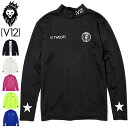 V12 ゴルフ メンズ 長袖 モックネック シャツ VER LOGO L/S MOCK V122220-CT08 ヴィ・トゥエルヴ 【新品】RCBR ゴルフウェ...