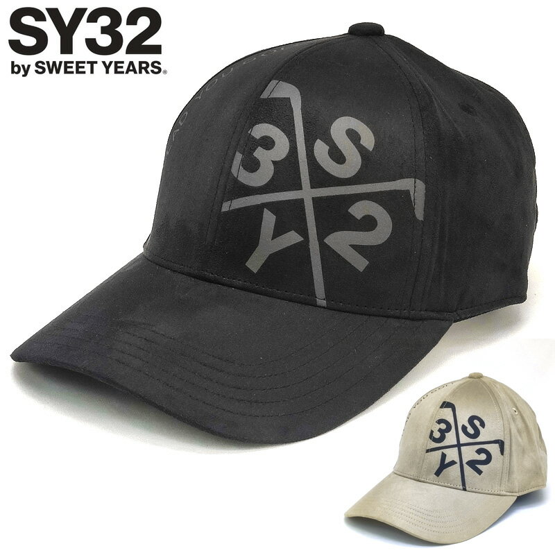 【SY32★まとめ購入でMAX15％offクーポン対象〜5/21】SY32 GOLF メンズ キャップ ピーチスキン素材 SYG-22A65G SYG MESH TAPE CAP 【新品】22FW 帽子 ゴルフウェア NOV3のサムネイル